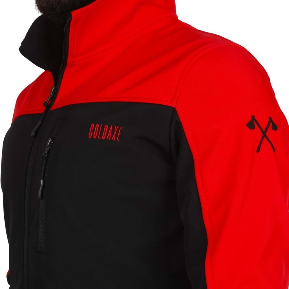 COLDAXE SOFT SHELL WOLF CEKET - HAKİ-SİYAH