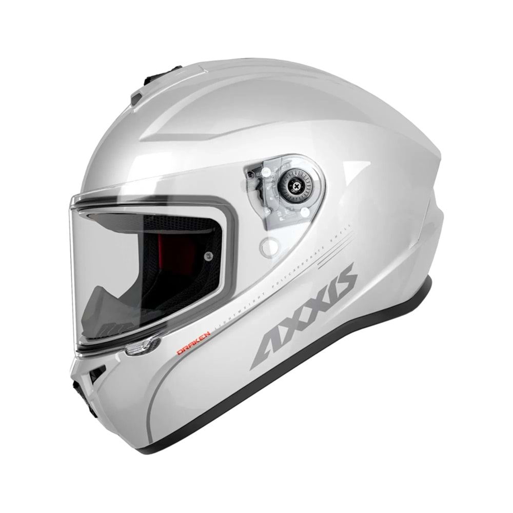 AXXIS DRAKEN SOLID FULL FACE KAPALI KASK BEYAZ