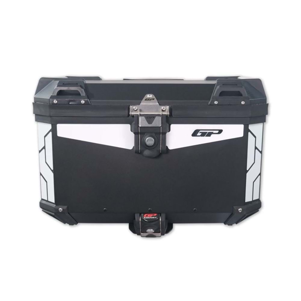 GP KOMPOZİT UNİVERSAL 45 LT ALÜMİNYUM MOTOSİKLET ÇANTASI SİYAH