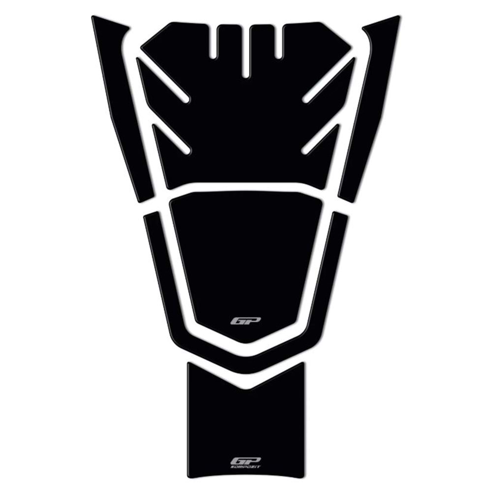 GP KOMPOZİT HONDA PCX 125 2021-2024 UYUMLU TANK PAD SİYAH