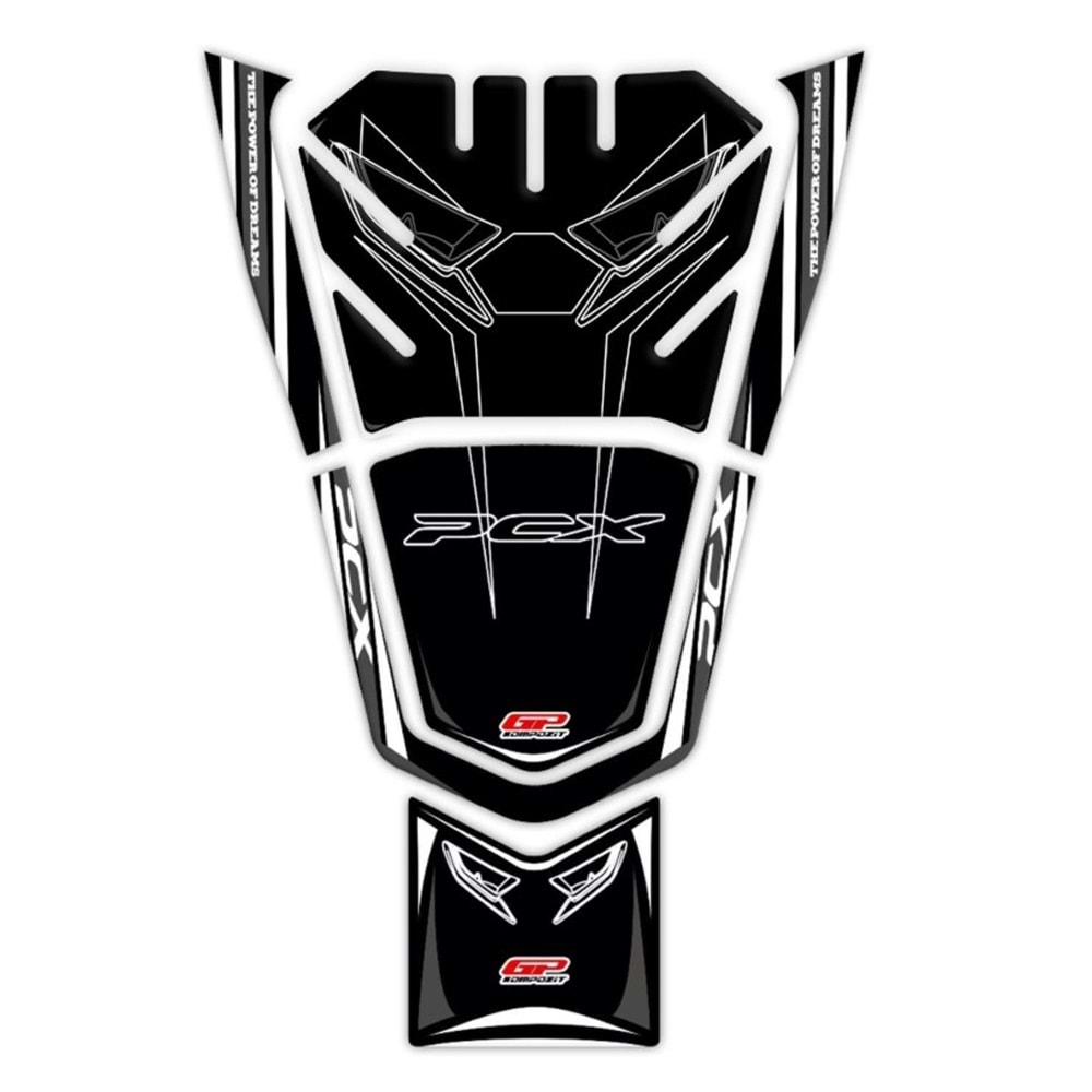 GP KOMPOZİT HONDA PCX 125 2021-2024 UYUMLU TANK PAD GRİ