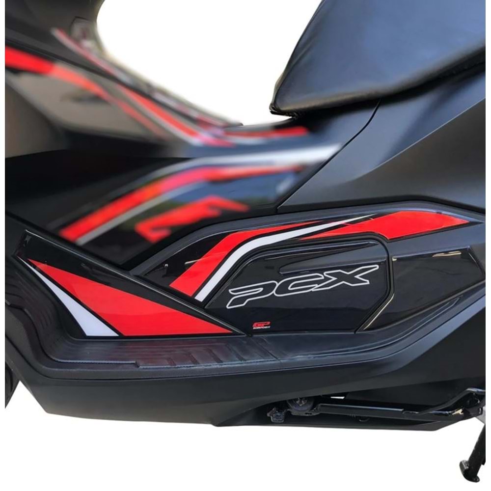 GP KOMPOZİT HONDA PCX 125 2021-2024 UYUMLU YAN ALT AYAK PAD GRİ