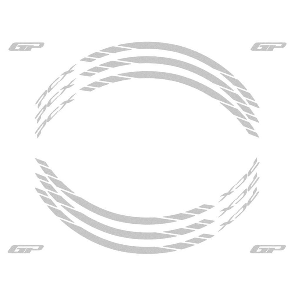 GP KOMPOZİT HONDA PCX 125 / 150 2014-2024 UYUMLU JANT ŞERİDİ REFLEKTİF GRİ
