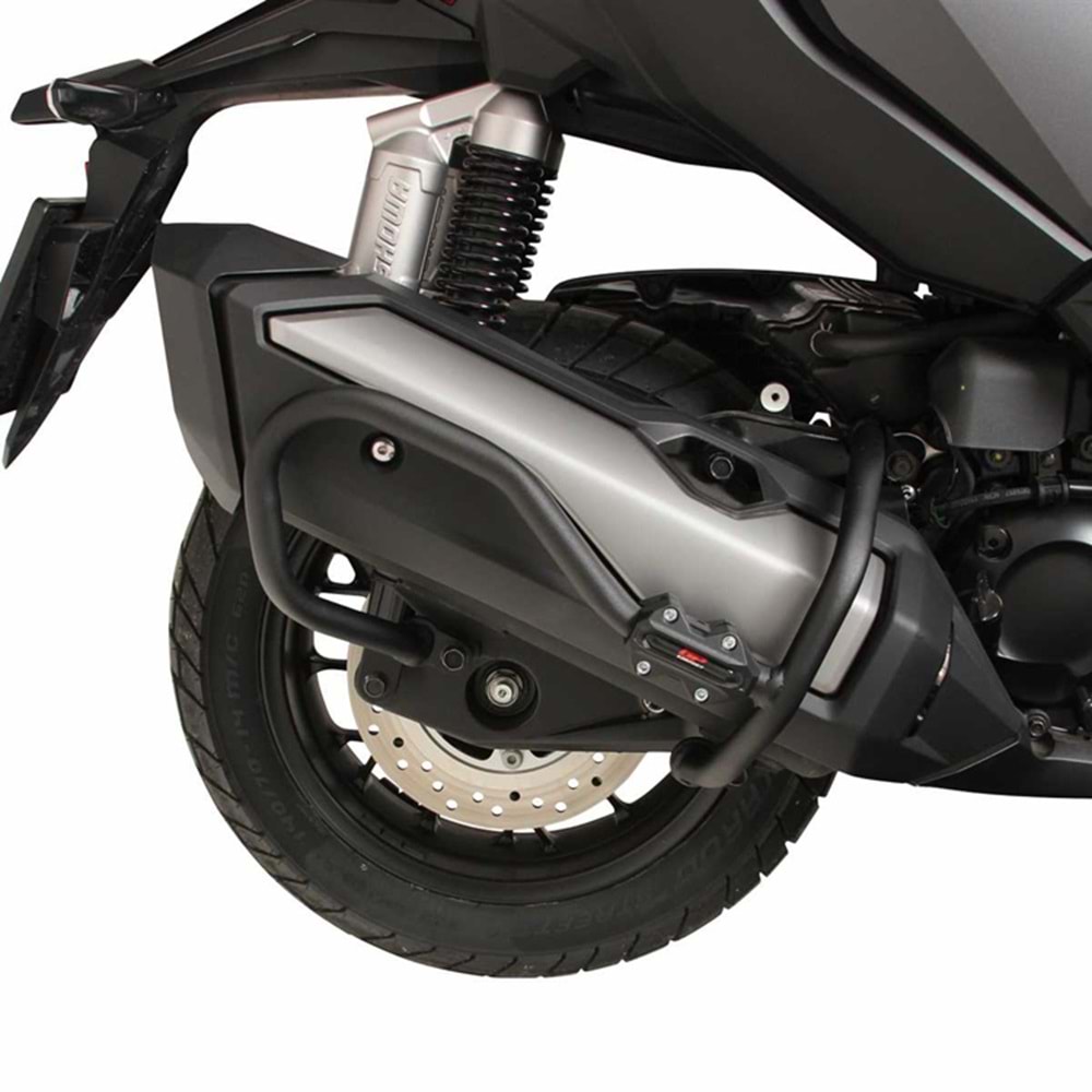 GP KOMPOZİT HONDA ADV 350 2023-2024 UYUMLU EGZOZ KORUMA DEMİRİ SİYAH
