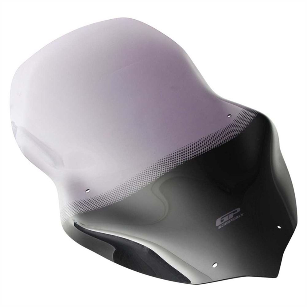 GP KOMPOZİT SYM JET 14 2017-2024 UYUMLU BASKILI ÖN CAM FÜME 65CM
