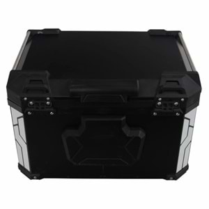 GP KOMPOZİT UNİVERSAL 57 LT ALÜMİNYUM MOTOSİKLET ÇANTASI SİYAH