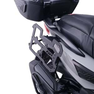 GP KOMPOZİT HONDA FORZA 250 2018-2025 UYUMLU YAN ÇANTA DEMİRİ SİYAH