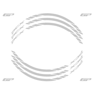 GP KOMPOZİT HONDA PCX 125 / 150 2014-2024 UYUMLU JANT ŞERİDİ REFLEKTİF GRİ