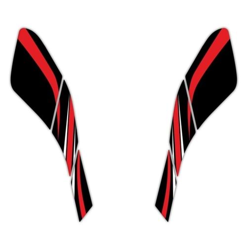 GP KOMPOZİT HONDA PCX 125 2021-2024 UYUMLU YAN PAD KIRMIZI