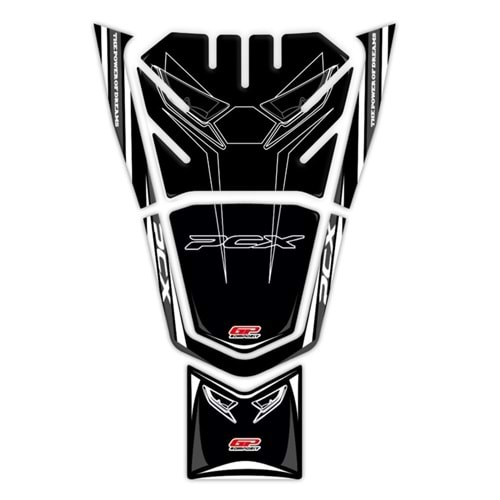 GP KOMPOZİT HONDA PCX 125 2021-2024 UYUMLU TANK PAD GRİ