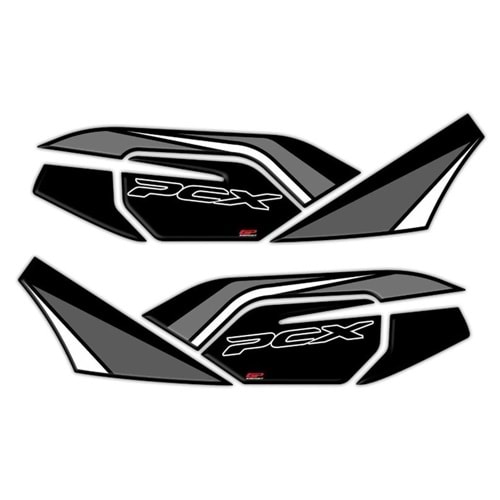 GP KOMPOZİT HONDA PCX 125 2021-2024 UYUMLU YAN ALT AYAK PAD GRİ