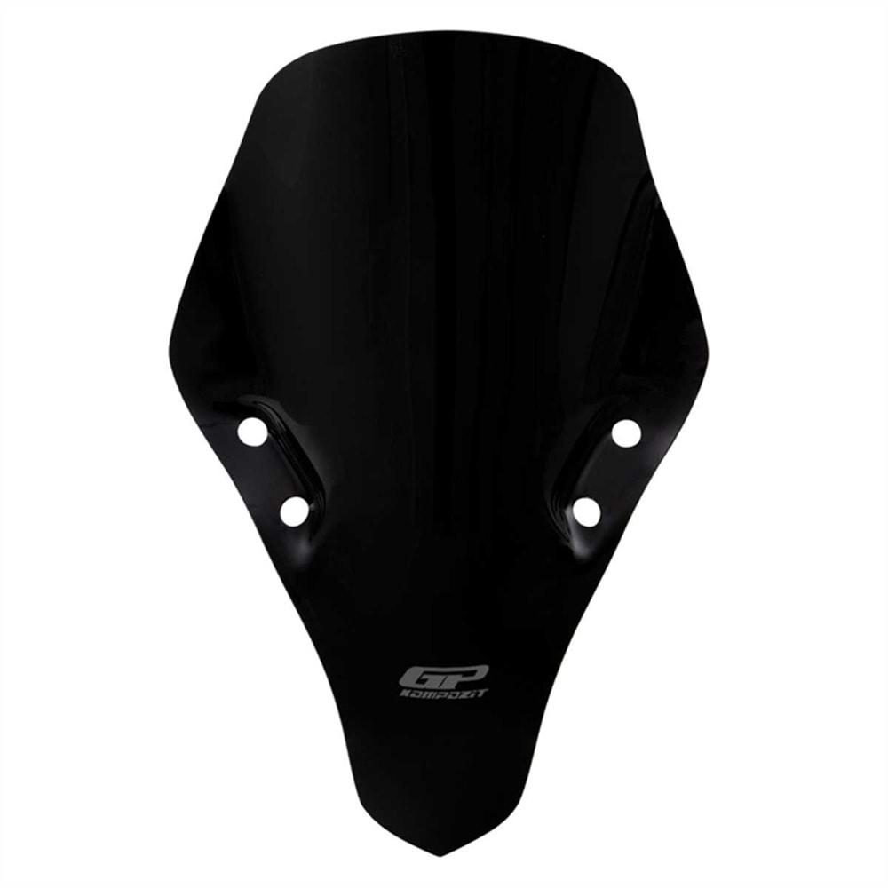 GP KOMPOZİT CF MOTO 250 SR 2020-2024 UYUMLU ÖN CAM SİYAH 42CM
