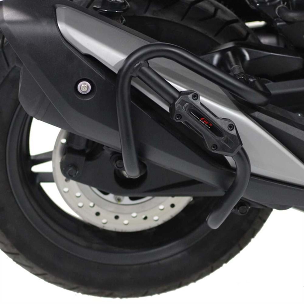 GP KOMPOZİT HONDA FORZA 250 2018-2024 UYUMLU EGZOZ KORUMA DEMİRİ SİYAH