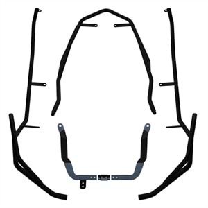 GP KOMPOZİT HONDA PCX 125 2021-2024 UYUMLU KORUMA DEMİRİ SİYAH