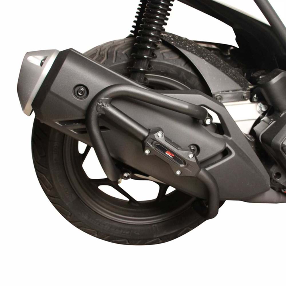 GP KOMPOZİT HONDA PCX 125 2021-2024 UYUMLU EGZOZ KORUMA DEMİRİ SİYAH