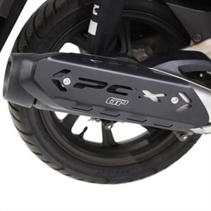 GP KOMPOZİT HONDA PCX 125 / 150 2018-2025 UYUMLU EGZOZ KORUMA KAPAĞI SİYAH