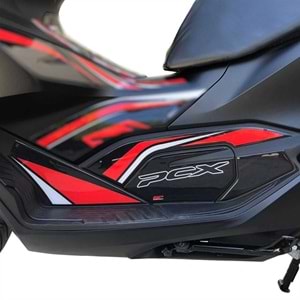 GP KOMPOZİT HONDA PCX 125 2021-2024 UYUMLU YAN ALT AYAK PAD KIRMIZI