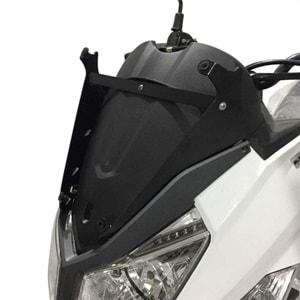 GP KOMPOZİT SYM JET 14 2017-2024 UYUMLU BASKILI ÖN CAM FÜME 65CM