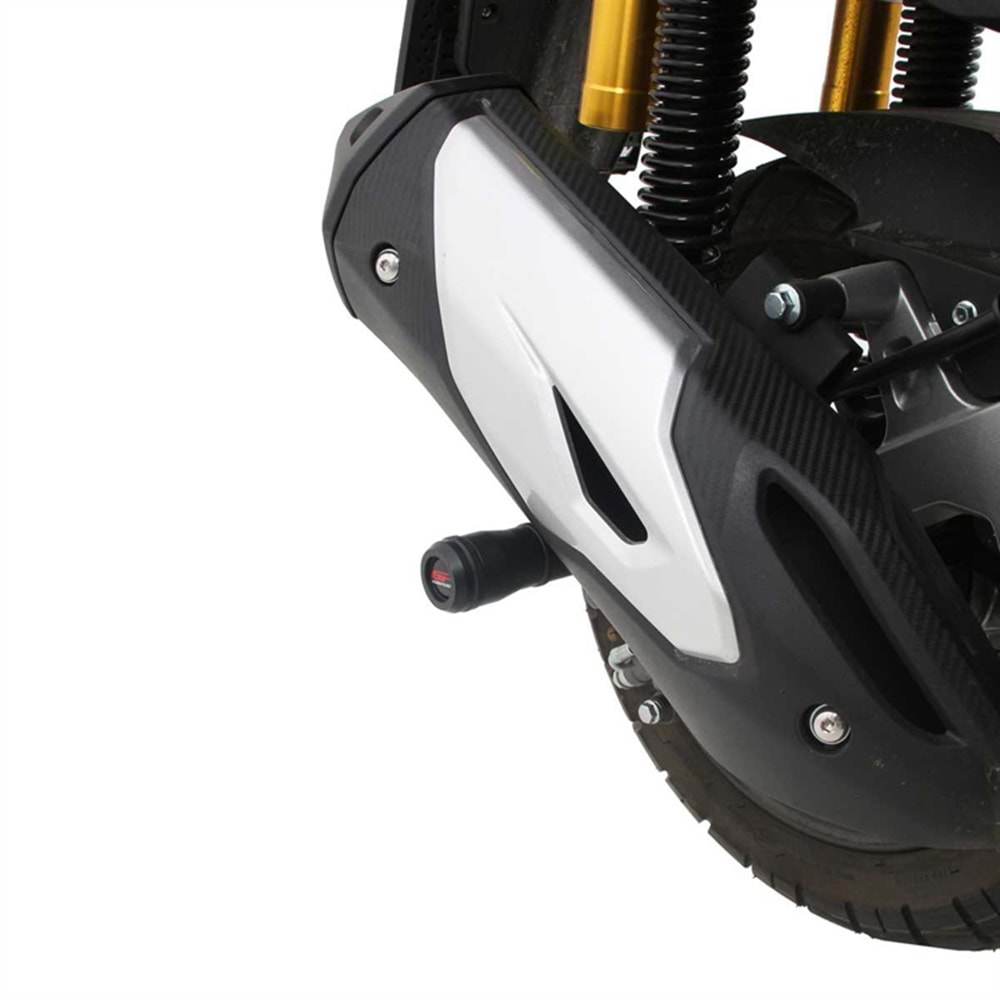 GP KOMPOZİT RKS FRECCİA 150 2022-2024 UYUMLU EGZOZ KORUMA TAKOZU SİYAH