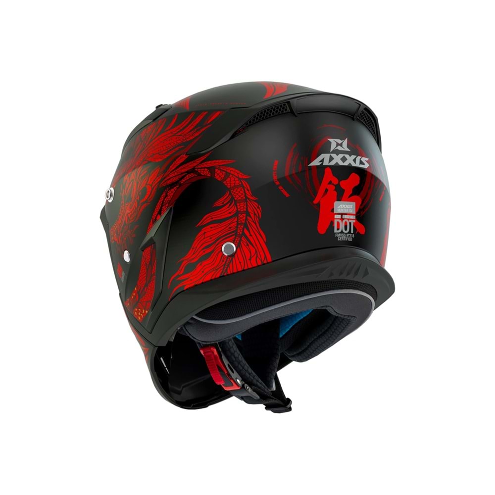 AXXIS HUNTER SV ONI B5 MATT RED - MAT KIRMIZI