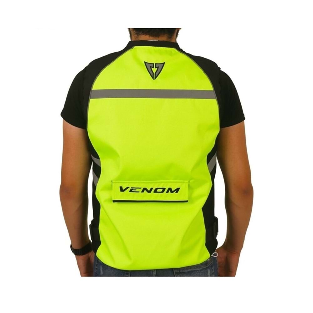VENOM VN-911 REFLEKTİF YELEK SARI - M