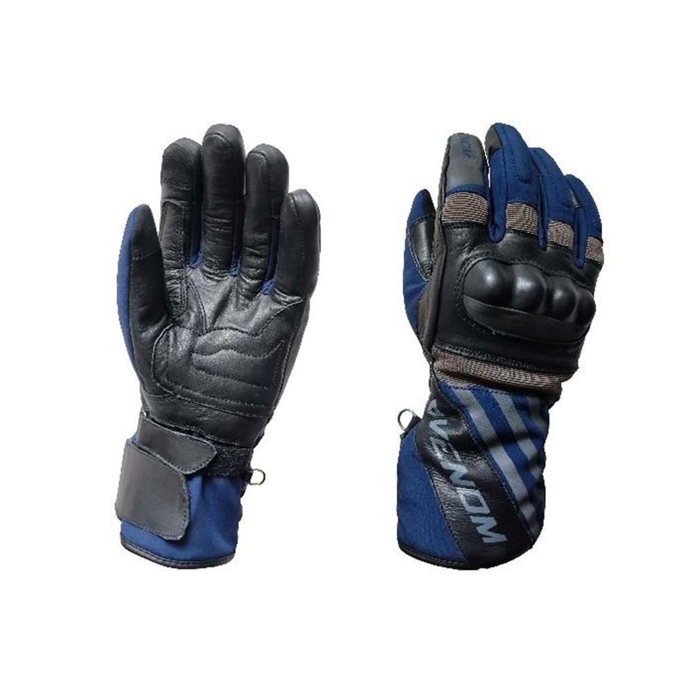 VENOM MOTOSİKLET KORUMALI ELDİVEN VNP-620 KIŞLIK - XL